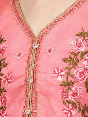 embroidered unstitched suit - 16380568 - Standard Image - 4
