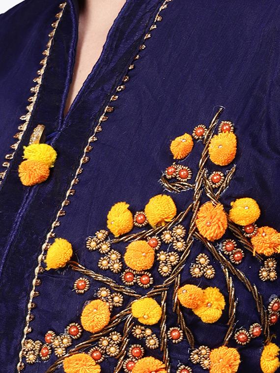 embroidered unstitched suit - 16380569 - Zoom Image - 4