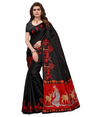 multi colored silk combos saree with blouse - 16380587 - Standard Image - 4