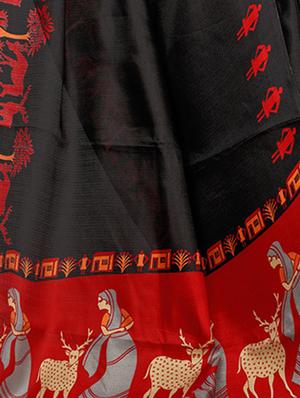 multi colored silk combos saree with blouse - 16380591 - Standard Image - 7