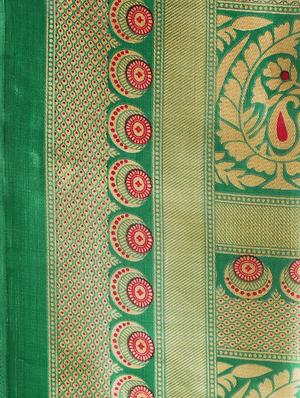 floral printed saree with blouse - 16380827 - Standard Image - 4