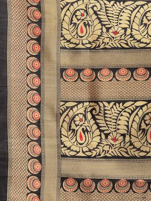 floral printed saree with blouse - 16380828 - Standard Image - 4