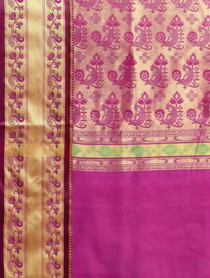 conversational printed saree with blouse - 16380838 - Standard Image - 4