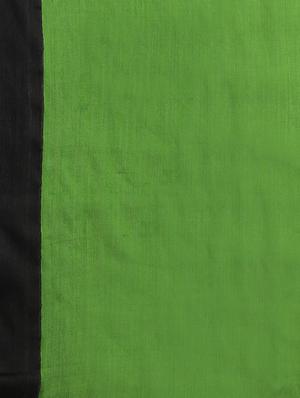 half & half plain saree with blouse - 16380848 - Standard Image - 4