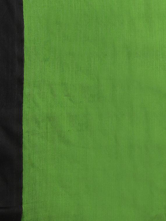 half & half plain saree with blouse - 16380848 - Zoom Image - 4