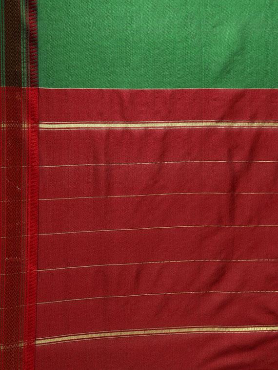 bordered woven saree - 16380854 - Zoom Image - 4