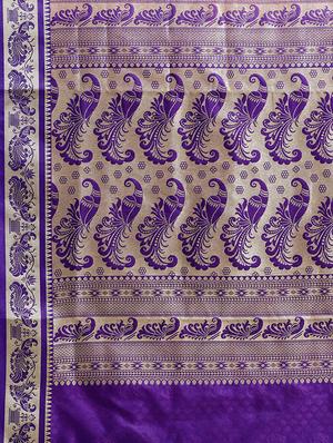 conversational woven saree with blouse - 16380874 - Standard Image - 4