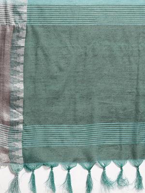 solid plain saree with blouse - 16380888 - Standard Image - 4