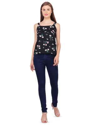 shoulder strap floral top - 16381810 - Standard Image - 4