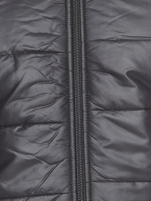 black solid quilted jacket - 16385262 - Standard Image - 4