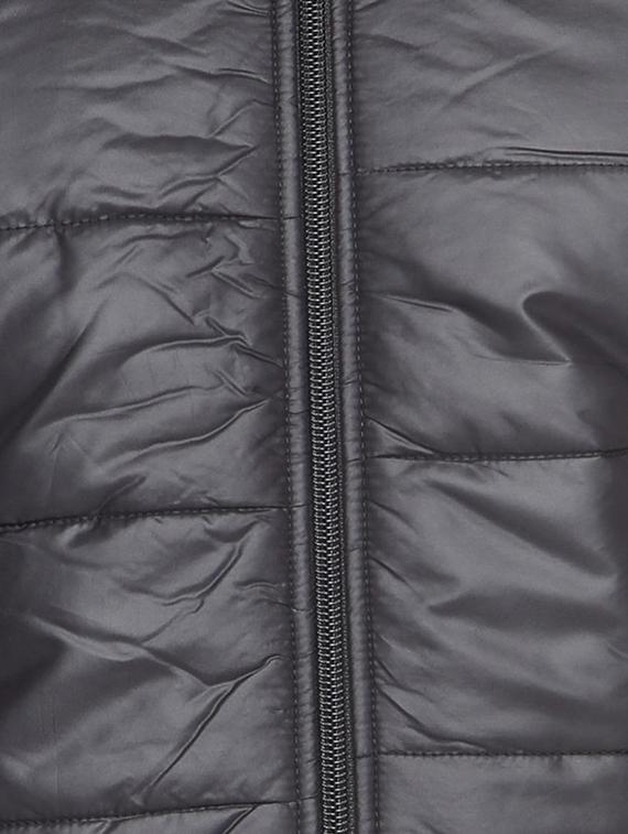 black solid quilted jacket - 16385262 - Zoom Image - 4