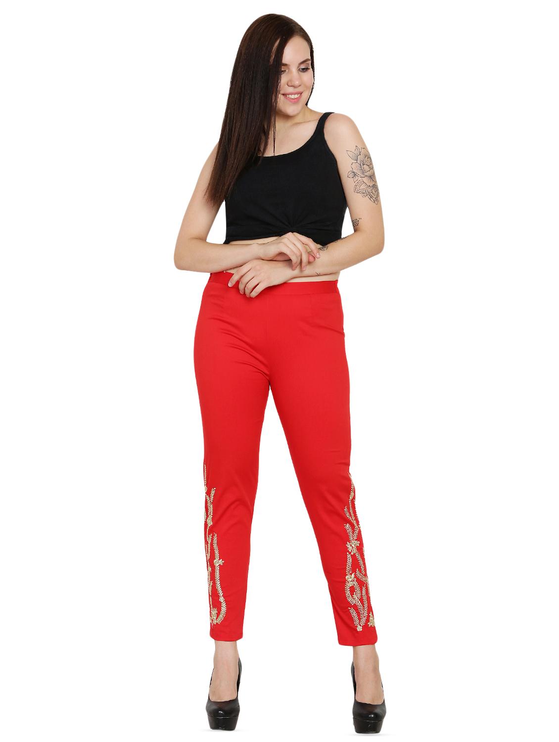 zari straight tapered pant - 16385292 - Zoom Image - 4