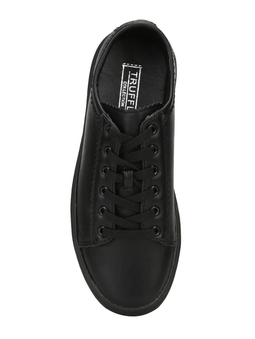 black lace-up sneakers - 16386416 - Zoom Image - 4