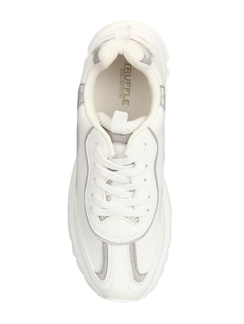 white lace-up sports shoes - 16386422 - Zoom Image - 4