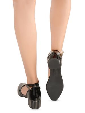 black ankle strap sandals - 16386836 - Standard Image - 4