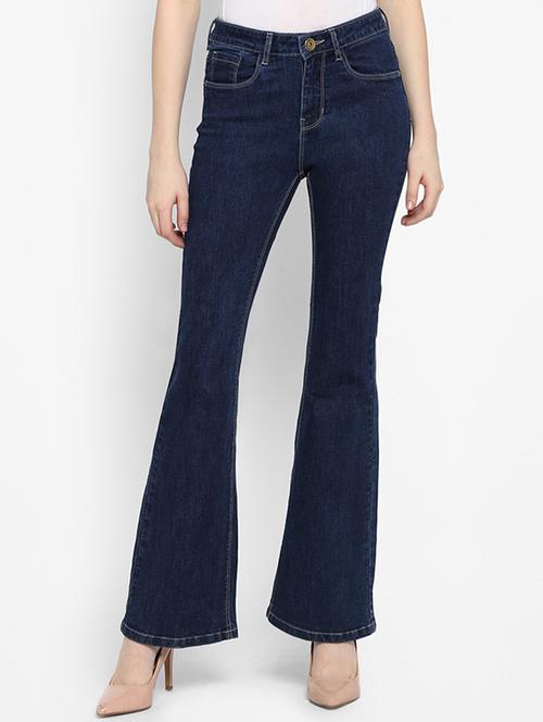 high rise boot cut jeans - 16387334 - Standard Image - 1