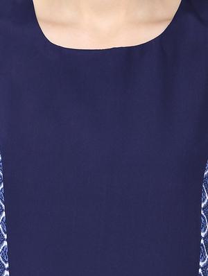 geometrical printed straight kurta - 16396598 - Standard Image - 4