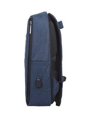 navy nylon backpack - 16399830 - Standard Image - 4