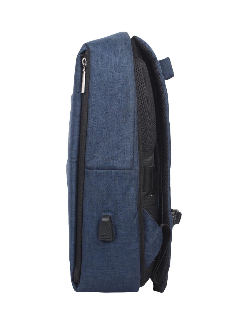 navy nylon backpack - 16399830 - Zoom Image - 4