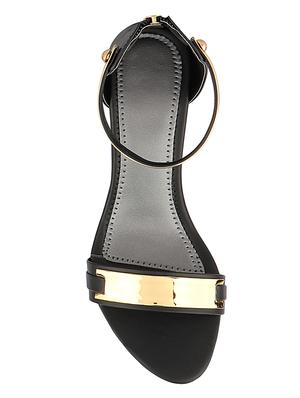 black back strap sandals - 16401673 - Standard Image - 4