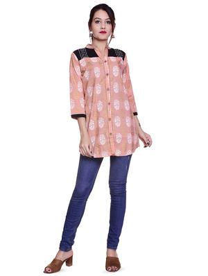 printed straight kurti - 16401713 - Standard Image - 4