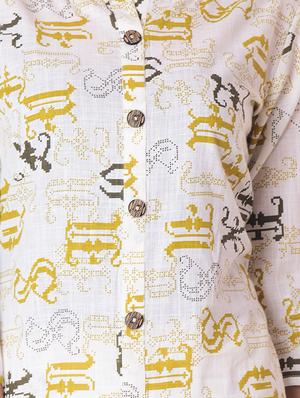 printed straight kurta - 16401717 - Standard Image - 4