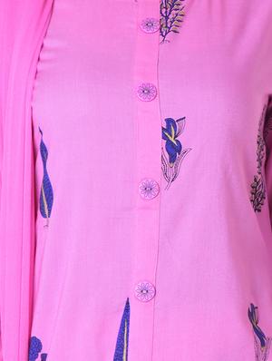 printed straight kurta - 16401718 - Standard Image - 4