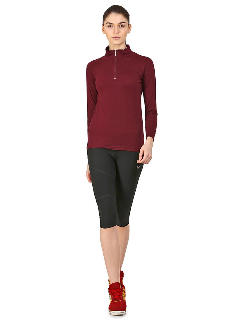 turtle neck zip detail sweatshirt - 16401824 - Zoom Image - 4