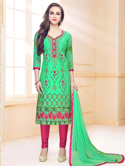 embroidered unstitched suit - 16402052 - Very Small Image - 1