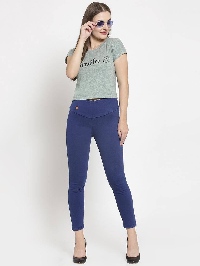 high rise solid jeggings - 16403036 - Zoom Image - 4