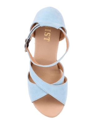 blue ankle strap wedges - 16404203 - Standard Image - 4