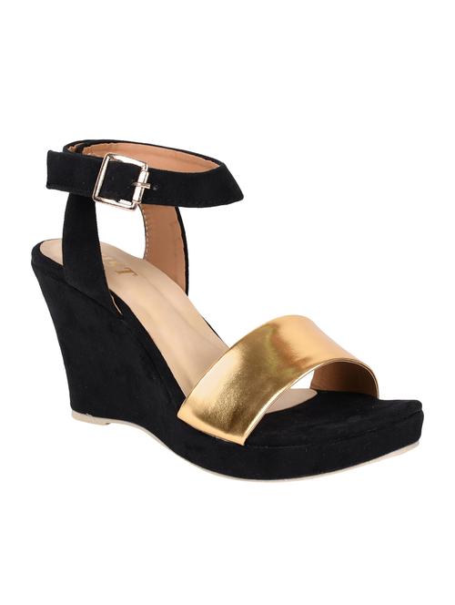 black ankle strap wedges - 16404227 - Standard Image - 1