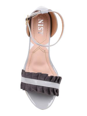 grey ankle strap sandals - 16404237 - Standard Image - 4