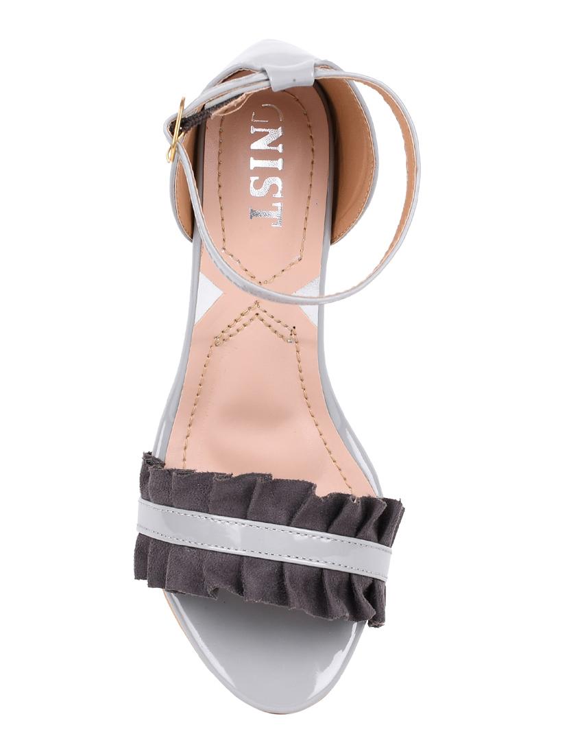 grey ankle strap sandals - 16404237 - Zoom Image - 4