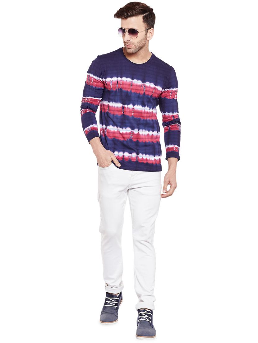 blue cotton tshirt - 16405822 - Zoom Image - 4