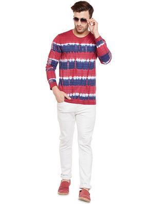 maroon cotton tshirt - 16405823 - Standard Image - 4