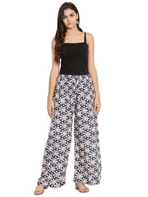 Printed straight palazzo - 16407638 - Standard Image - 4