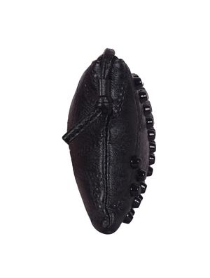 black leatherette (pu) regular sling bag - 16407803 - Standard Image - 4