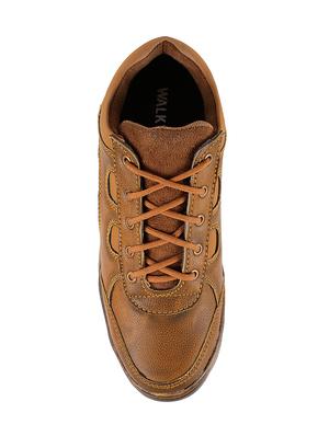 walkway tan leather lace up shoes - 16408541 - Standard Image - 4