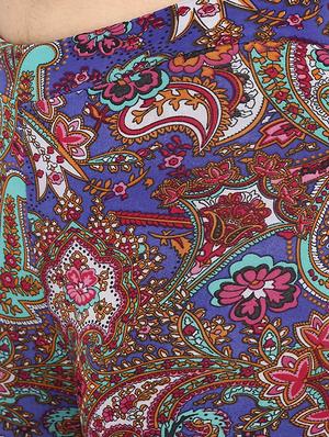 high rise paisley leggings - 16408686 - Standard Image - 4