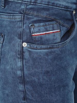 blue light washed denim jeans - 16409106 - Standard Image - 4