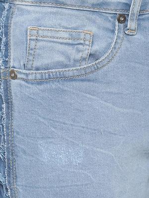 frayed hem pocket detail jean - 16409270 - Standard Image - 4