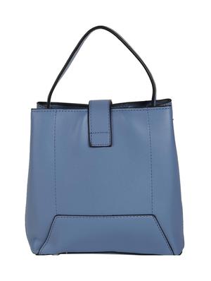 blue leatherette (pu) regular sling bag - 16410436 - Standard Image - 4