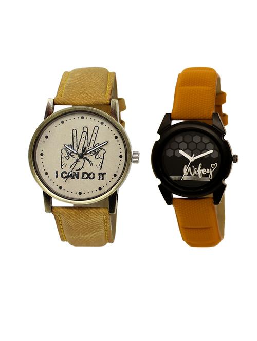 set of 2 analog couple watch (lk-30-235) - 16413168 - Very Small Image - 1