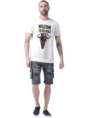 grey denim shorts - 16417315 - Standard Image - 4