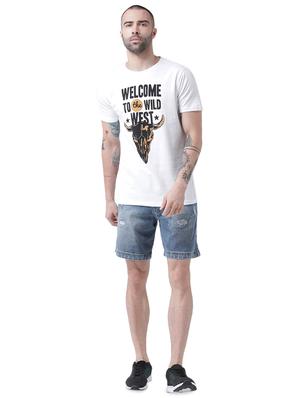 blue denim shorts - 16417317 - Standard Image - 4