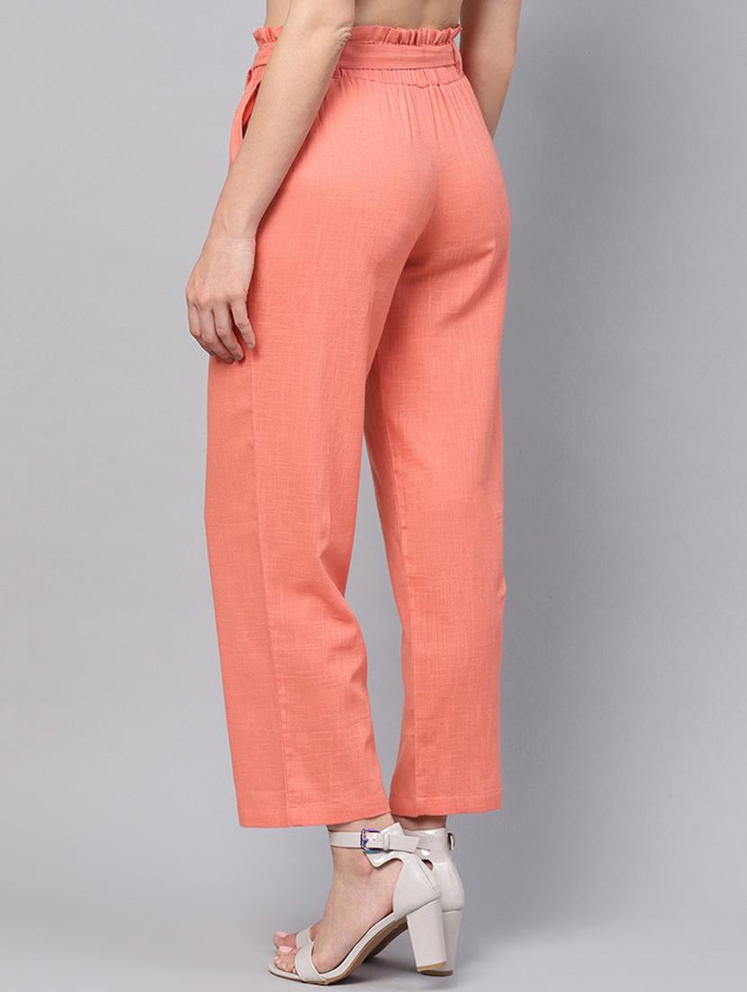 tie up waist pleated trouser - 16417899 - Zoom Image - 4