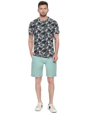 green solid short - 16419213 - Standard Image - 4