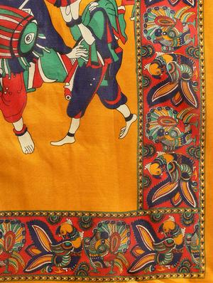 conversational half & half saree with blouse - 16420273 - Standard Image - 4