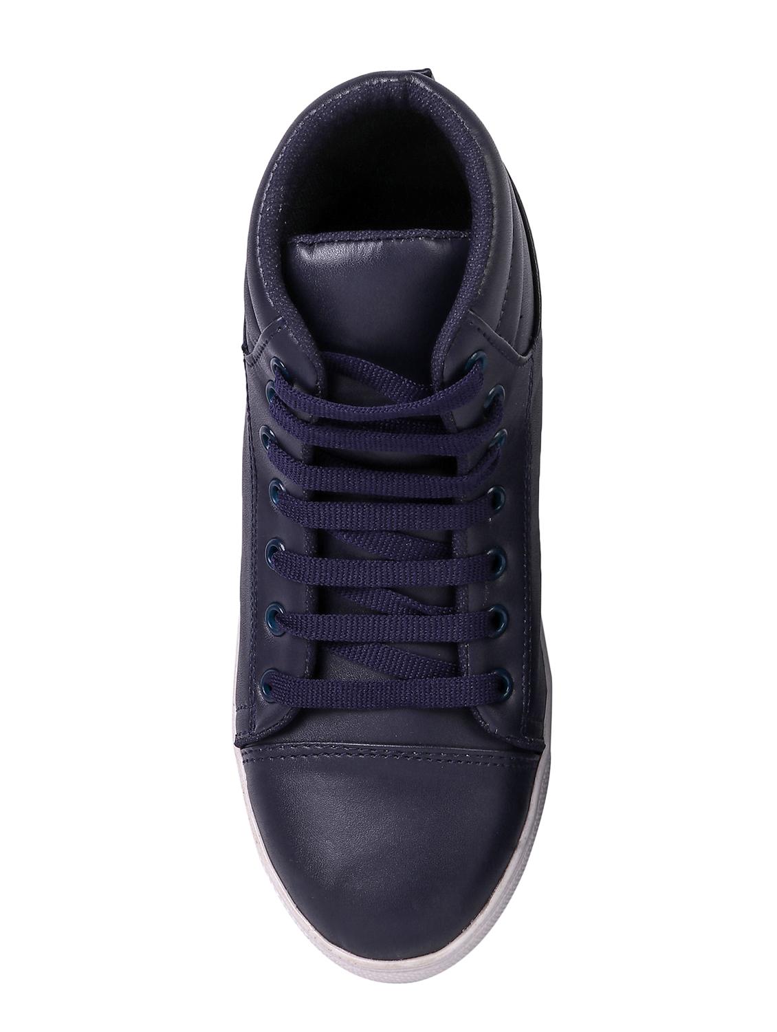 blue lace-up sneakers - 16423475 - Zoom Image - 4